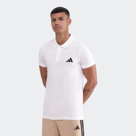 Essentials Small Logo Piqué Polo Shirt