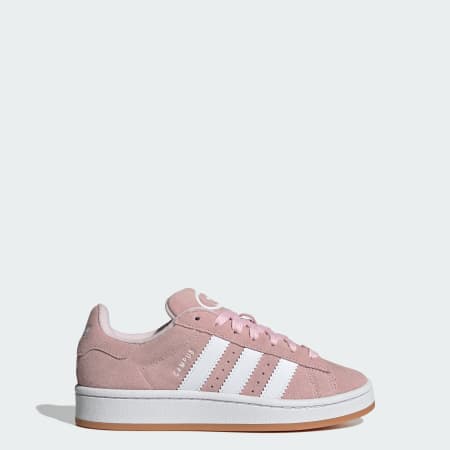 Adidas suede pink shoes best sale