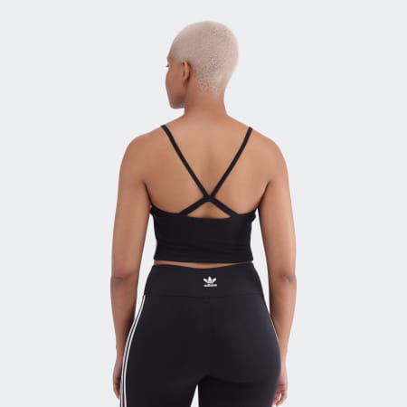 Adicolor 3-Stripes Crop Long-Sleeve Top