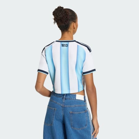 Argentina 26 Home Cropped Jersey