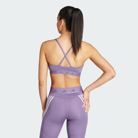 ADIDAS PERFORMANCE Bralette Sports Bra 'Aeroreact Hyperglam' in