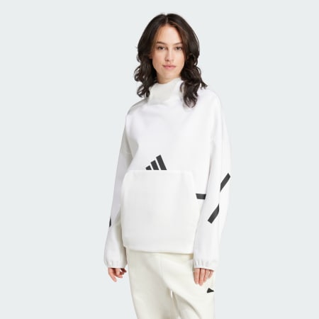 adidas Women s Hoodies Sweatshirts White adidas South Africa