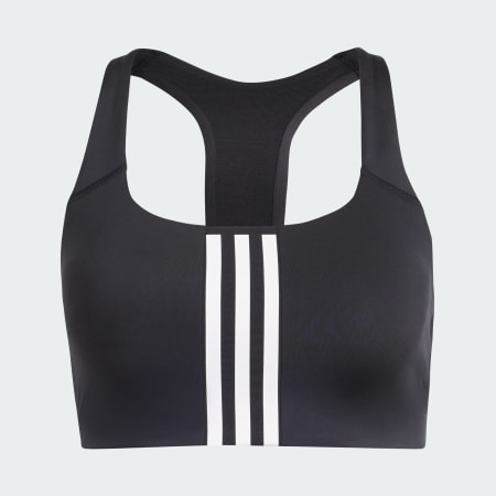 Powerimpact Training Medium-Support 3-Stripes Bra