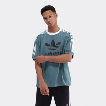 Trefoil Logo Play Football Graphic Short Sleeve T-Shirt