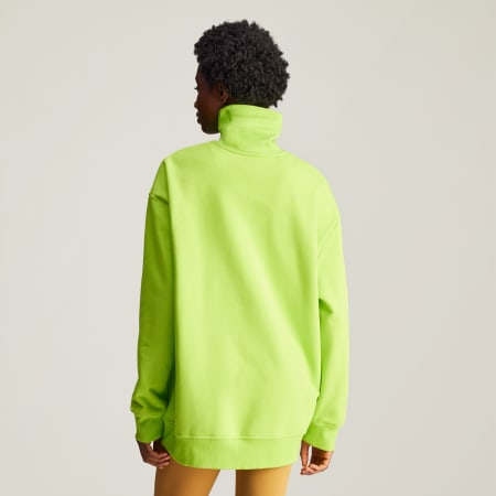 Neon green sweatshirt womens on sale