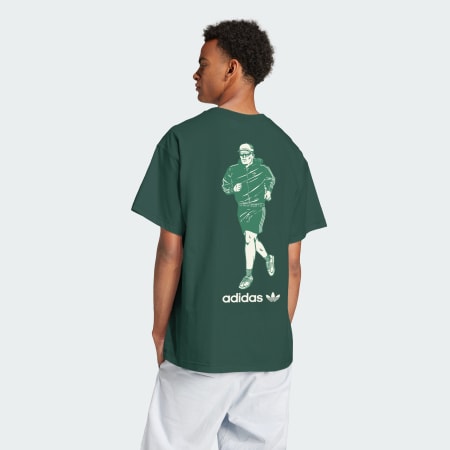 RETRO RUNNING MEN GFX OVERSIZED TEE
