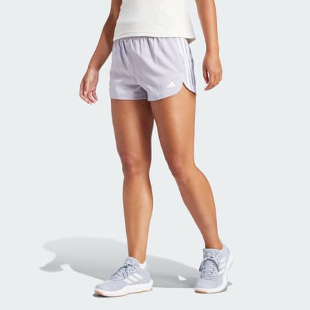 Pacer Training 3-Stripes Woven High-Rise Shorts