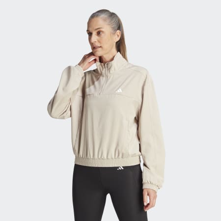 AEROREADY Train Essentials Woven Quarter-Zip Track Jacket