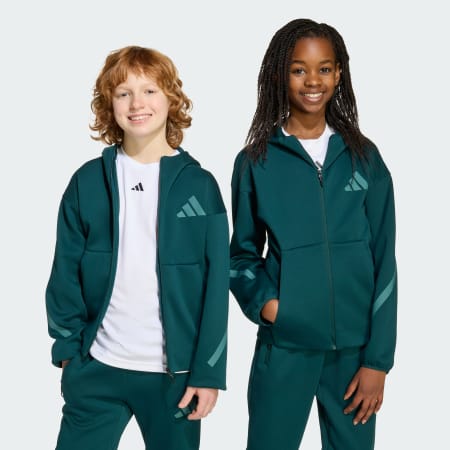 adidas Z.N.E. Full-Zip Hooded Track Jacket Kids