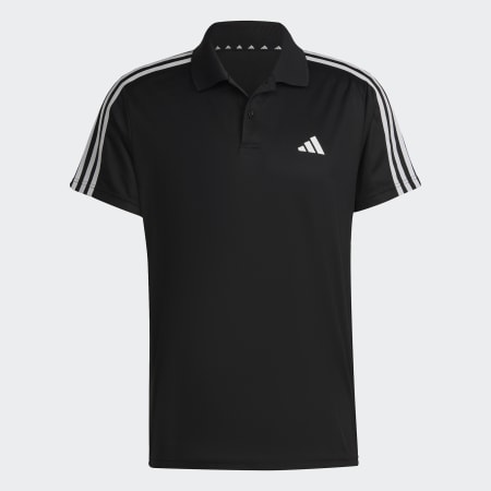 Train Essentials Piqué 3-Stripes Training Polo Shirt