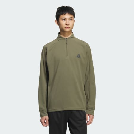 MODERN TECH WAFFLE HALF ZIP CREW Sweatshirt