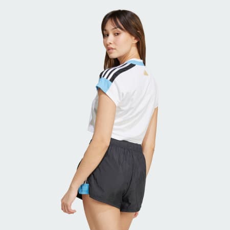 Tiro Cut 3-Stripes Crop Jersey