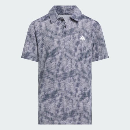 Performance Textured Print Polo Shirt Kids