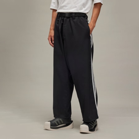 Pantaloni din lână rafinată Y-3 - Croială largă