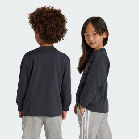 Long Sleeve Tee with Chest Pocket Kids