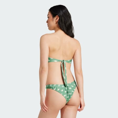 Top de bikini cu monogramă