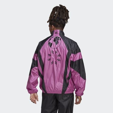 Clothing - adidas Rekive Graphic Track Jacket - Purple | adidas