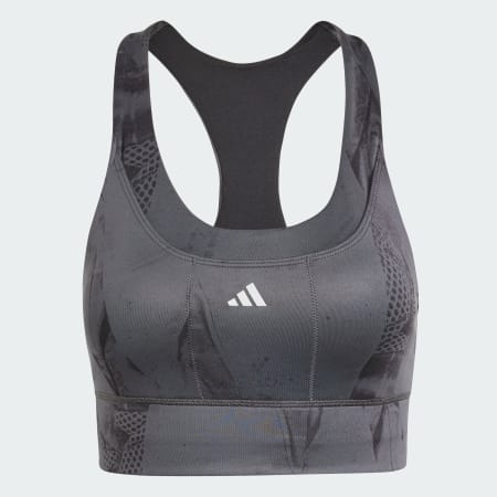 Run Pocket Medium-Support AOP Bra Iteration