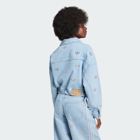 Denim Rhinestone Jacket