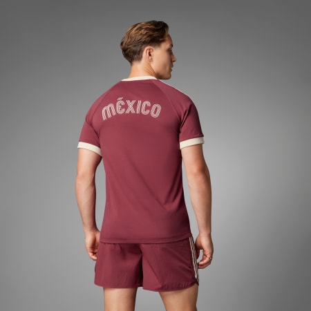 Men's Clothing - Mexico Adicolor 3-Stripes Tee - Burgundy | adidas 