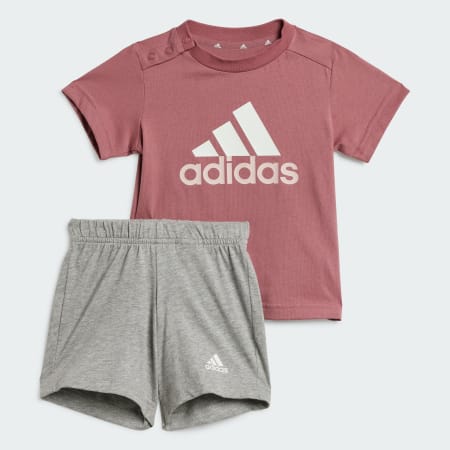 طقم Essentials Organic Cotton Tee and Shorts