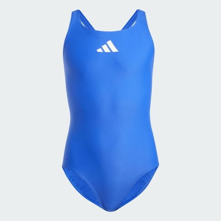 Costum de baie cu logo mic, în culoare uni