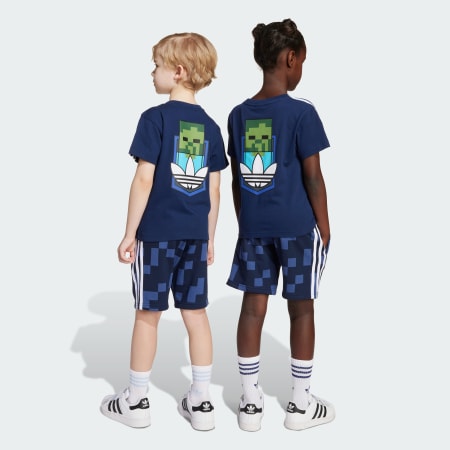 Dječji komplet s majicom adidas Originals X Minecraft Short