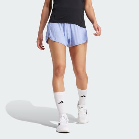 Pacer All Gym Seasonal Rib High-Rise Tonal 3-Stripes Shorts