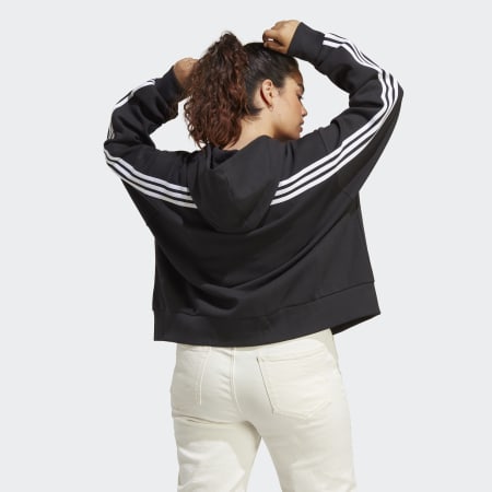 Future Icons 3-Stripes Full-Zip Hoodie (Plus Size)