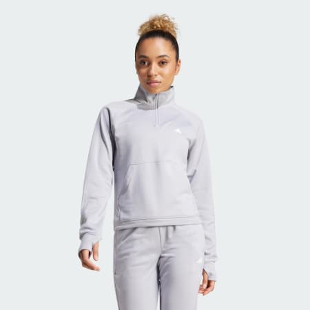 Aeroready Game & Go Quarter-Zip Fleece Top