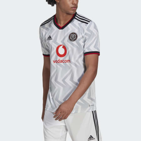 adidas ORIGINALS MEN'S ORLANDO PIRATES JERSEY SHIRT WHITE BLACK RETRO  FOOTBALL