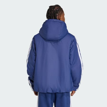 Essentials CLIMAWARM 3-Stripes Insulated Hooded Jacket