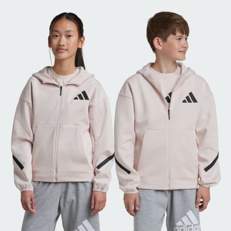 Clothing adidas Z.N.E. Full Zip Hooded Track Jacket Kids Pink adidas South Africa