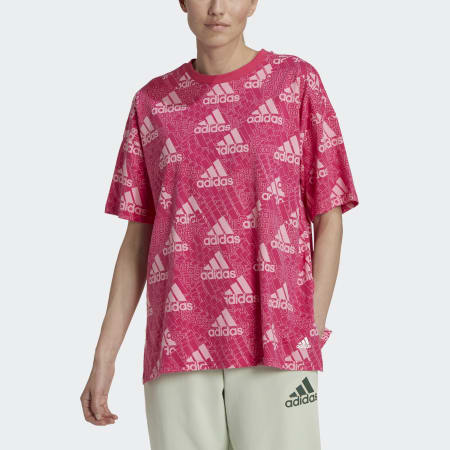 تيشيرت Essentials Multi-Colored Logo Boyfriend