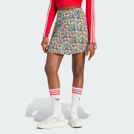 Fustă plisată adidas Originals x Liberty London
