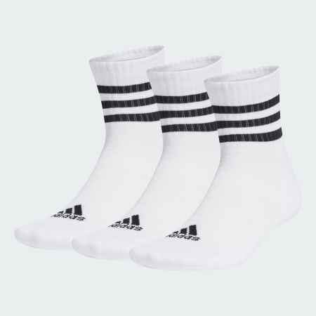 ثلاثة أزواج من جوارب 3-Stripes Cushioned Sportswear Low-Cut
