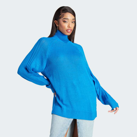 Blue Version Knit Sweater