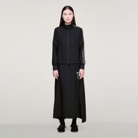 Y-3 SPORT UNIFORM RAW CUT 3 STRIPES SKIRT