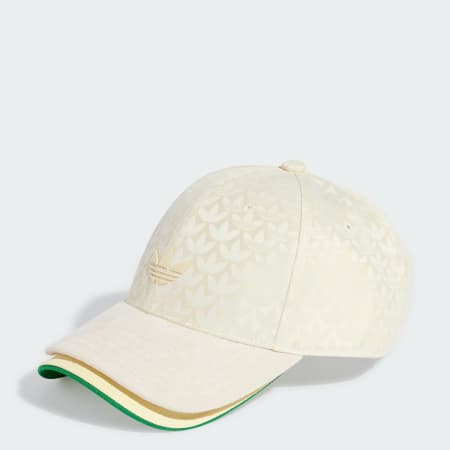 Trefoil Monogram Jacquard Suede Double Visor Baseball Cap