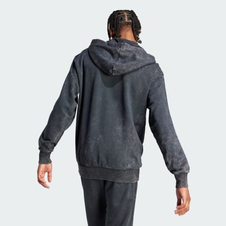 ALL SZN French Terry 3-Stripes Garment-Wash Hoodie