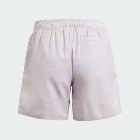 شورت سباحة للأطفال Sportswear Wave Print CLX