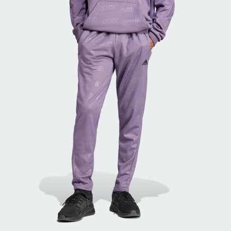 adidas Men's Pants - Purple