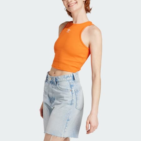 Camiseta sin Mangas Essentials Rib