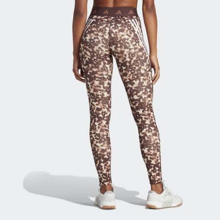 Buy Nike Women's Racer Dri-FIT Leopard-Print Capri Leggings Black/Silver  (Large) at Amazon.in