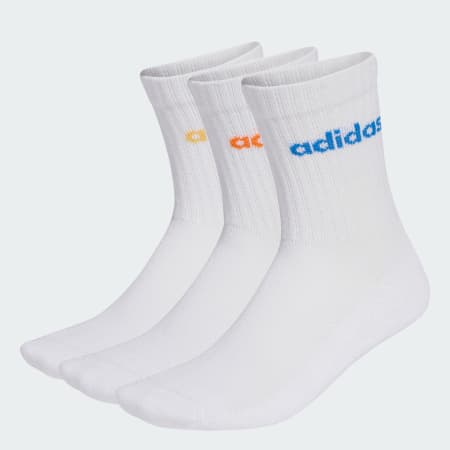 Linear Crew Cushioned Socks 3 Pairs