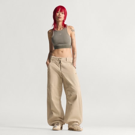 CANVAS LOOSE TROUSERS