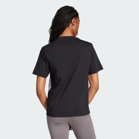 Tricou Essentials de bumbac cu 3 dungi