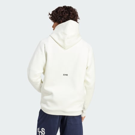 White adidas deals hoodie men