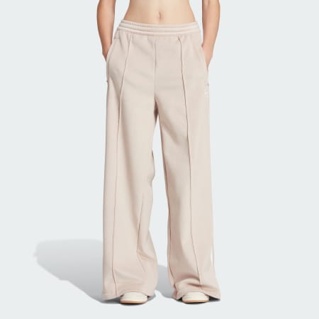 Pants adidas Premium Essentials Wide-leg Pintuck Pants W 'Shadow Brown'  (IL0850)