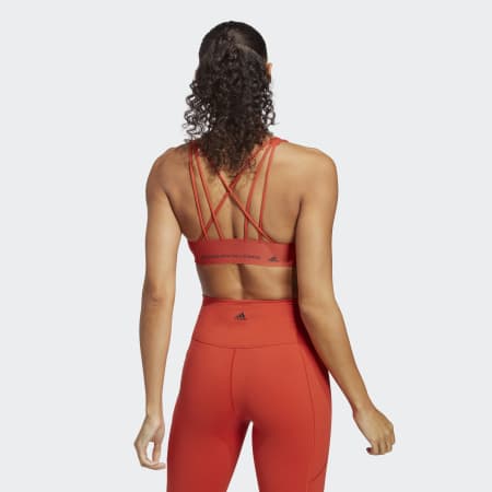 Lululemon Energy Braided Persian Red Sports Bra Size 4